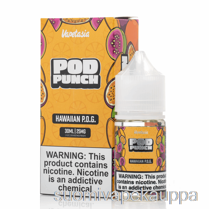 Vape Netistä Havaijilainen P.o.g. - Vapetasia Pod Punssisuolat - 30ml 25mg